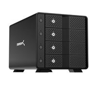 SABRENT Estación de Acoplamiento de 4 Bahias 3,5" SATA SSD/HDD | USB 3.1 | con 4 interruptores ON/Off | hasta 22TB [DS-SC4B]