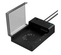 SABRENT Estación de acoplamiento plana de disco duro externo USB 3.0 a SATA con ventilador de refrigeración integrado para disco duro de 2.5 o 3.5 pulgadas, SSD [compatible con UASP y 22 TB] (EC-DFFN)