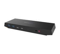 Sabrent USB Tipo C Dual 4K estación de Acoplamiento Universal con Suministro de energía USB C (DS-WSPD)