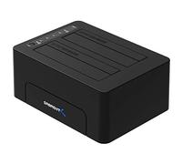 Sabrent Estación de Acoplamiento USB 3.1 a SATA de Doble bahía para Disco Duro de 2.5 o 3.5 Pulgadas, SSD
