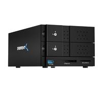 SABRENT Estación de Acoplamiento USB Tipo C a SATA Doble de 3,5" y Raid con lectores de Tarjetas CFast/SD y Puerto USB Tipo A (DS-2BCR)