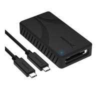 SABRENT Lector de Tarjetas USB4 CFexpress Tipo B - Velocidad de Transferencia de 40 Gbps, Cuerpo de Aleación deAaluminio, Cable USB-C Desmontable, Funda de Silicona, Suporte OTG (CR-U4XB)