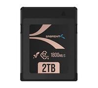 SABRENT Rocket CFX Pro 2TB CFexpress Tipo B Tarjeta de Memoria R1800MB/s W1700MB/s [CF-XXIT-2TB]