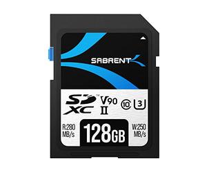 SABRENT Tarjeta SD V90 de 128 GB