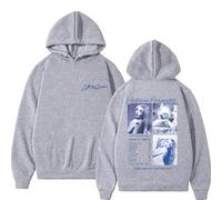 Sabrina Carpenter Sudadera con Capucha Hombre Mujer Estampada Ropa Urbana Manga Larga Sudadera Informal Moda Jersey Hoodies XS~4XL-Grey||s