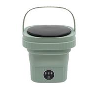 SABUIDDS Mini lavadora plegable portátil plegable de 6 litros lavandería portátil lavadora de viaje pequeña para ropa de bebé/ropa interior/calcetines/viajes/camping/turismo/dormitorio/hogar, verde