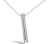 SABVITA Colgante de Respiración Collar, Collar de Respiración de Aliviar, collares conscientes, Collar para Aliviar el Estrés, para ejercicios de respiración,meditación y relajación (plata 1)