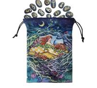 Sac à Cordon de dés,Sacs de jeu de tarotPochettes de tarotavec cordons | Poche de Rangement Double Face Couleur, poch e, sacs en bijoux, Sxf11#, Siehe Beschreibung, Ver descripción