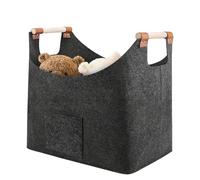 Sac À De En Feutre, Sac De Transport Pour De, En Pliable | Porte-bûches De Cheminée Réutilisables, Fourre-tout Portatif Pour Bûches De D'inté