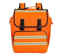 Sac À Dos École Orange - Sac Fire Étudiant | Sac À Dos Hi-Vis Anti-happement | Sac Oxford Résistant, Grande Capacité Multi-poches, Sac Multifonction Pratique, Sac Extérieur Portable, Pour Pêche
