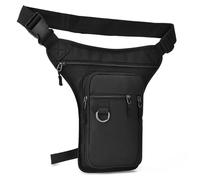 Sac à jambe Drop - Sangle de jambe étanche, sac à bandoulière pour ordinateur portable | Marsupium pour motos et vélo, perce pour la jambe avec un joint réglable pour le portefeuille, la clé, la bouil