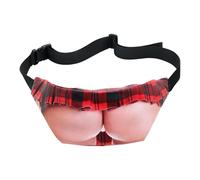 Sac Banane Ventre de Bière, Poche Ventre de Bière Sacs de Taille Papa BOD Imperméable Fat Hairy Belly Fanny Pack Ceinture Multifonctionnel Poche Zippée pour Sport Randonnée Réglable