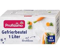 Sac congélateur de 1 l avec fermetures, 65 pièces - Marque DM Allemagne - Compatible avec profissimo - Gefrierbeutel 1 l mit Verschlüssen, 65 St