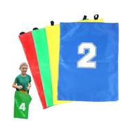 Sac de Course de Pommes de Terre - Sacs de Saut à 4 Packs, sacs extérieurs robustes | Jeu de fête pour pour Les anniversaires, activité de Pique-nique, sacs amusants 20x28, équipement
