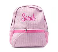 Sac En Personnalisé Avec Nom Brodé, Sac à Dos D'école Personnalisé Pour Enfant,Sac à Dos Personnalisé Avec Votre Propre Textes,Cadeau Anniversaire, école (Pink,Name)