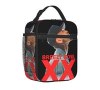 Sac fourre-Tout isotherme pour le déjeuner rappeur Chris Brown Breezy Bowl XX Tour Accessoires Rangement Boîte de nourriture Nouvelle glacière Boîte à bento thermique