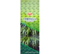 SAC Incienso Citronela, 6 paquetes de 20 varillas c/u.