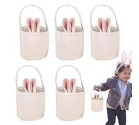 Sac Lapin De Pâques | Paniers D'oeufs De Pâques De Bande Dessinée Portables Pour - Panier De Lapin De Pâques Pour L'école Des, Fournitures De Fête À La Maison, Décorations Avec De