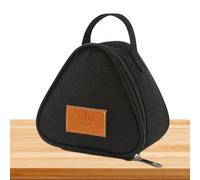 Sac Lunch Isotherme Triangle 13.5x13.5x3 cm - Boîte Repas Portable Oxford Aluminium | Conteneur Thermique Alimentaire avec Poignées | Sac Stockage Nourriture Épaisse Isolation Voyage Bureau École Piqu