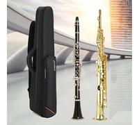 Sac portable pour clarinette pour saxophone en tissu Oxford, coussinet anti-usure, convient pour saxophone droit et instrument à vent électrique