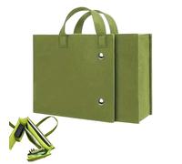 Sac Pour Ordinateur Portable - Design Feutre Vert, Tote Pliable En Feutre Vert, Sac Pour Infirmière Avec Compartiments, Cabas Professionnel Urbain | Porte-Documents De Mode Pour Femmes Infirmière