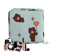 Sac Pour Servilletas Menstruales, Pochette De Voyage Pour Servilletas Higiéniques, Trousse En Tissu Oxford, Grande Capacité, Conteneur De Coussinets 'allaitement, Accessoire Féminin, Discret, Réutilis