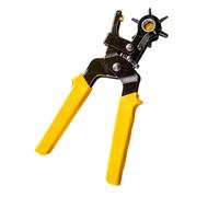 Sacabocados para Cuero | Alicate De Perforación De Uso Intensivo Y Ergonómico | Perforador Para Correas De Reloj Y Tiras De Bolso | Sillas de Montar, Tela, Proyectos del Hogar, Pasatiempos, Goma