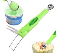 Sacabolas de Sandía - Utensilios de cocina multifuncionales y antideslizantes | Cortador y Bolero de Sandía Multifuncional - Para Apartamento Camping Postre Ensalada Mango Pitahaya