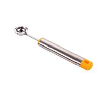 Sacabolas para sandía | Mango Ergonómico de Acero Inoxidable,Sacabolas y Boleador de Fruta - para Helado Sorbete Albóndiga Melón Cantalupo Mantequilla Postre Decoración y