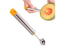 Sacabolas para sandía | Utensilio de Cocina en Acero Inoxidable con Mango Ergonómico - Cuchara para Galletas | para Uso en el Hogar y la Cocina, Sorbete, Albóndigas, Melón, Mantequilla, Postres, Decor