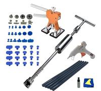 Sacabollos Coche Martillo de Metal for abolladura de carrocería de coche, herramienta extractora for quitar bollos, Kit de reparación de abolladuras sin pintura, ventosa, herramientas de garaje Quita