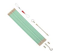 Sacacables - Kit Pasaje Cables De Fibra De Vidrio,Sacacables Eléctricos | Para Técnico Eléctrico Uso Doméstico Industria Construcción Techo Ático Interior Exterior