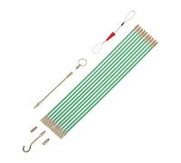 Sacacables - Kit Pasaje Cables De Fibra De Vidrio - Varilla De Tiro | Para Uso Doméstico Industrial Construcción Techo Ático Interior Y Exterior Electricista Y Técnico