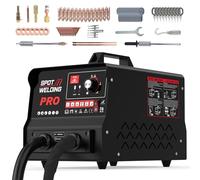 Sacacorchos de carrocería, 3500 W, 220 V, máquina de abolladuras, equipada con 6 modos de soldadura automática/manual con protección contra sobrecalentamiento