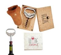 Sacacorchos De Dos Puntas Para Abrir Botellas De Vino - Extractor De Corchos Manual | Abridor De Botellas | Para Camareros Bares Hogar Restaurantes Hotel Eventos