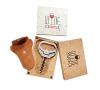 Sacacorchos de dos puntas para botellas de vino, extracción manual de tapones con dos puntas, para camareros sommelier, coleccionistas, restaurantes, hoteles y recepciones