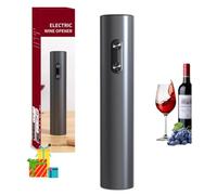 Sacacorchos eléctrico inalámbrico para abrir botellas de vino sin esfuerzo, accesorios de bar, color negro
