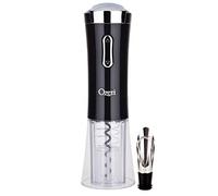 Sacacorchos eléctrico Ozeri Nouveaux II con cortacápsulas y tapón dosificador