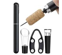 Sacacorchos | Herramienta De Corcho De Uso Fácil Y Portátil | Conjunto De Apertura De Botellas De Vino | para Restaurante Bar Camarero Boda Fiesta Viaje