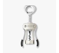 ARCOS Sacacorchos Manual 195mm de Aleación de Zinc con Abrebotellas. Utensilio Antideslizante para Abrir Vino y Cerveza. Color Plata