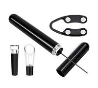 Sacacorchos Manual para Abrir Botellas de Vino - Herramienta De Corcho De Uso Fácil Y Portátil - Abrebotellas de Bomba para Vino y Sacacorchos | para Restaurante Bar Camarero Boda Fiesta Viaje