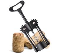 Sacacorchos prémium con abrebotellas, Taylors Eye Witness, gran accesorio de cocina, con construcción de aluminio de zinc resistente con color negro mate, tornillo de corcho 2 en 1.