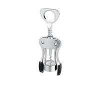 Sacacorchos profesional con tapón para vino - Sacacorchos con dos palancas antideslizantes, accesorio para vino y cerveza, ideal para botellas de vino tinto, blanco y cerveza, regalo práctico para