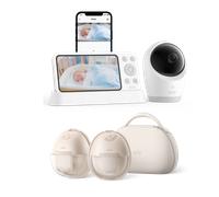 Sacaleches calefactable eufy S1 pro+Monitor de bebé eufy E21