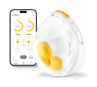 Sacaleches eléctrico simple manos libres sin cables Magic InBra de Medela, con tecnología FluidFeel, conectividad con app inteligente y control por sensor, ligero, silencioso y de grado hospitalario