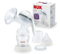 Sacaleches manual NUK | Almohadilla de silicona suave | Palanca ergonómica | Con biberón Perfect Match | 150ml