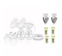 Sacaleches Manual - Silencioso Extractor de Leche - Fácil de Limpiar - Colección de Leche Materna