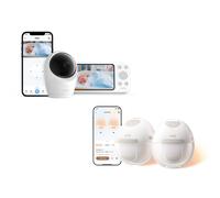 Sacaleches portátil con calefacción eufy E20+Monitor de bebé eufy E20