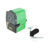 Sacapuntas De Mesa - REF. 0145- Sistema Fijación Incluido, Manivela Silenciosa, Mecanismo Metálico con Sistema Auto-Stop, Base Antideslizante y Cajón de Residuos Fabricado Por SDI. (Verde)