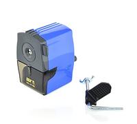 Sacapuntas De Mesa - REF. 0145- Sistema Fijación Incluido, Manivela Silenciosa, Mecanismo Metálico con Sistema Auto-Stop, Base Antideslizante y Cajón de Residuos Fabricado Por SDI. (Azul)